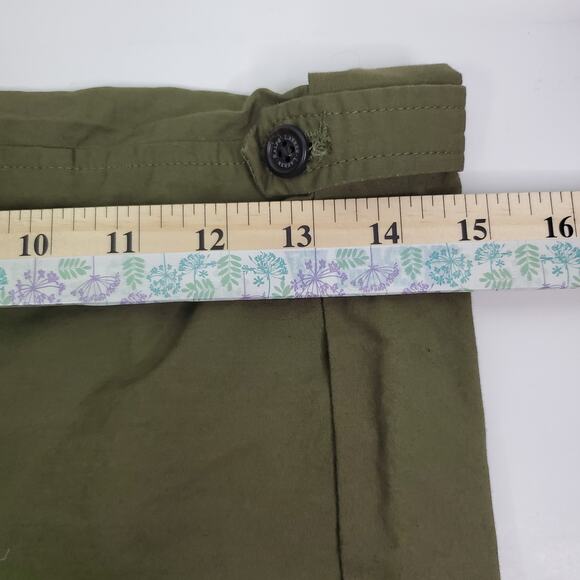Lauren Ralph Lauren Shorts Womens Petite 8 Green Khaki Ladies Casual - Picture 9 of 9